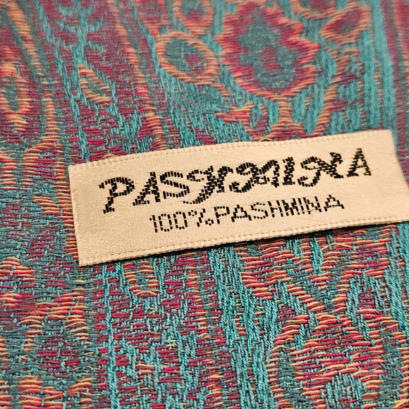 Paisley Pashmina Scarf - Picture 7 of 16